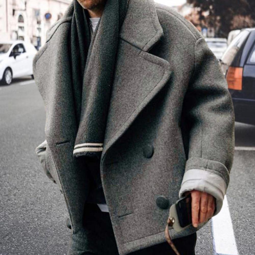 남성용 캐주얼 재킷, 남성 바람막이 오버사이즈 3XL 가을 워싱 코튼 클래식 롱 재킷, 남성 의류 트렌치 코트
